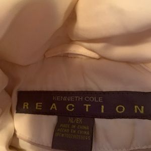 Kenneth Cole REACTION puffer vest Creme L Like New
